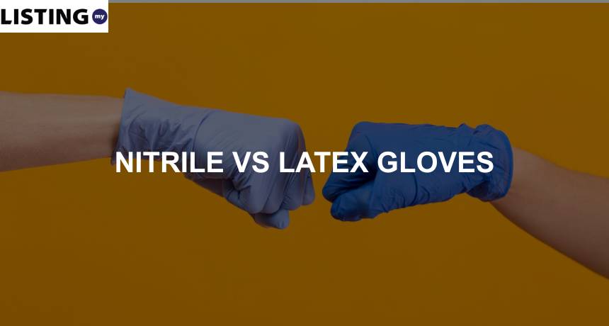 nitrile vs latex gloves comparison for different industries