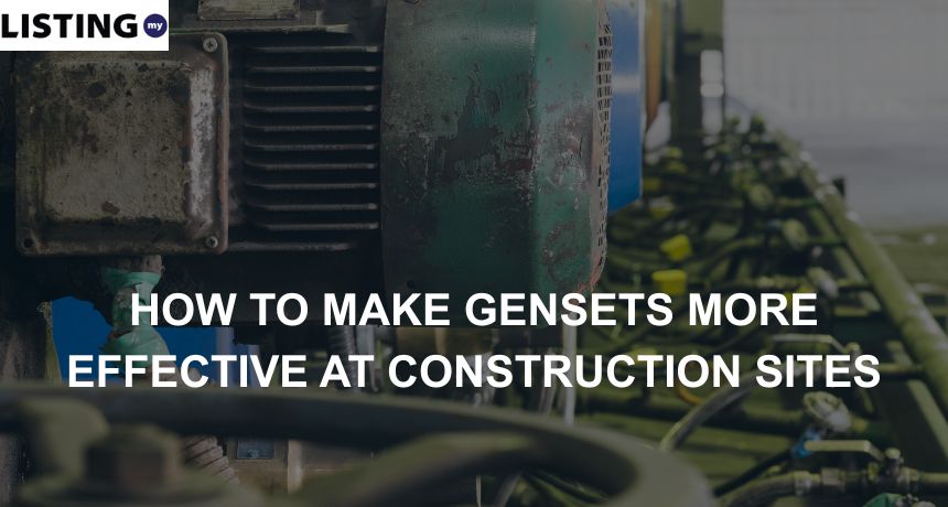 Construction site gensets