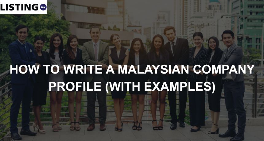 Photo of a group of colleagues posing together, representing a company profile