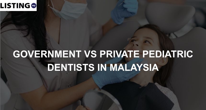 Photo of a child in a private pediatric dentist's office