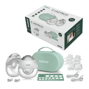 haakaa e ladybug wearable electric breast pump