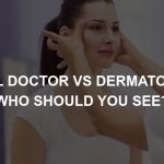 Photo of a dermatologist treating her patient