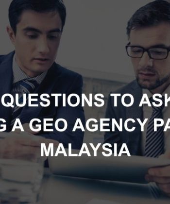 Photo of a businessman negotiating with a potential GEO partner