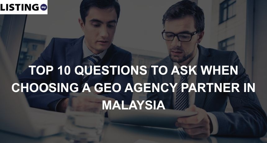 Photo of a businessman negotiating with a potential GEO partner
